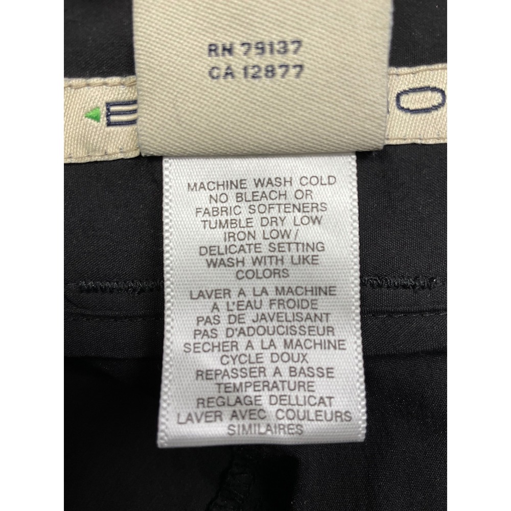 ExOfficio Womens Hiking Pants Black Size 10 Nylon Stretch Straight Leg - Picture 14 of 14